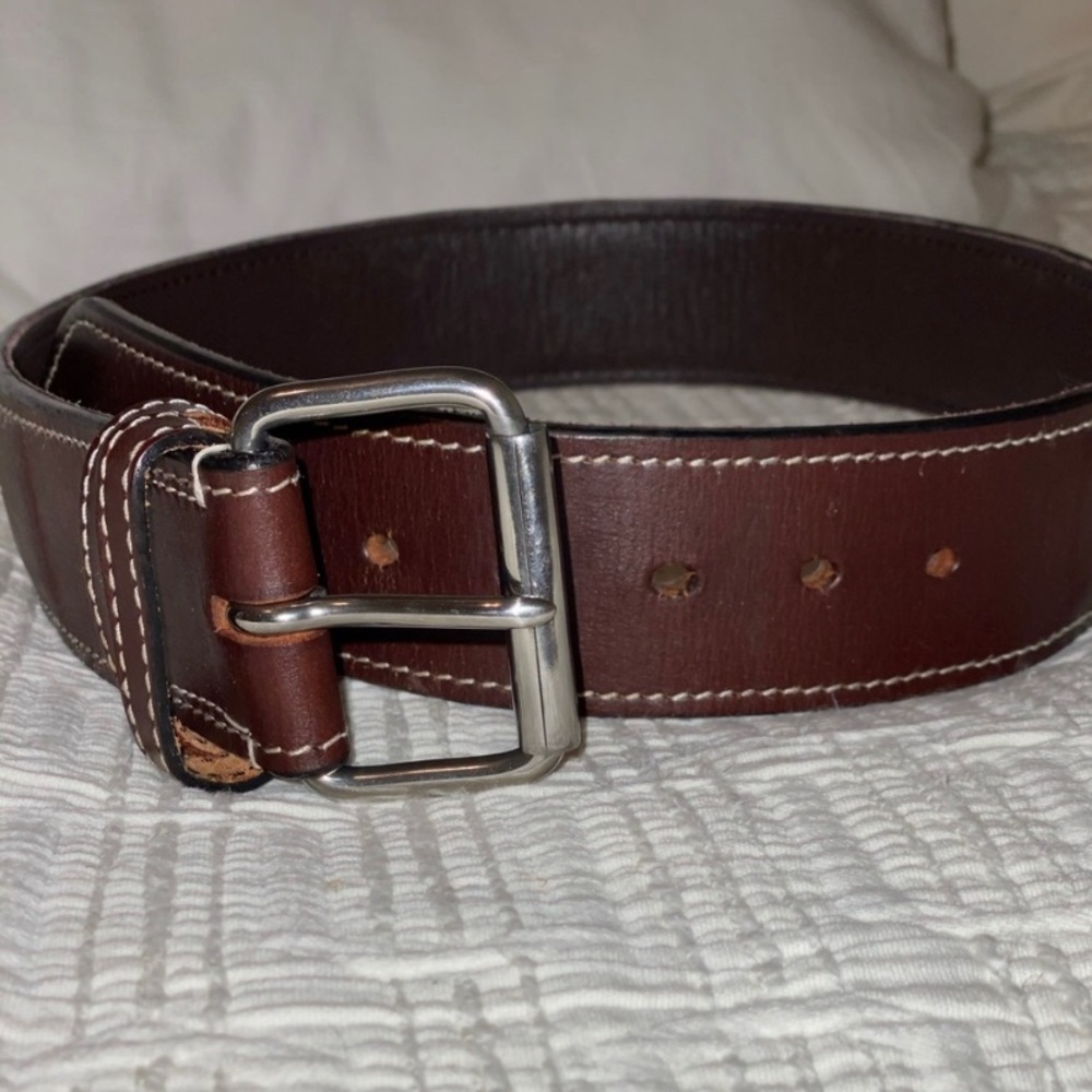 Huntseat leather belt